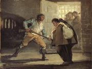 El Maragato Points a gun Francisco Goya